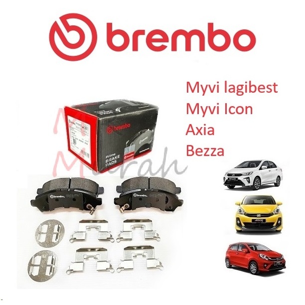 Original Brembo P99027 Myvi Lagibest 1.3 1.5 Front Disc Pad Icon/Axia