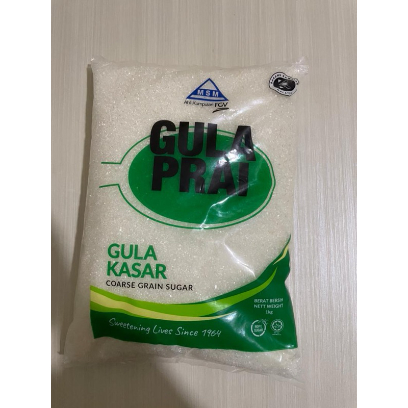 Gula Prai Coarse Grain Sugar 1kg Shopee Malaysia