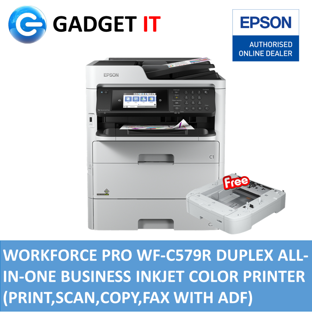 Epson Workforce Pro Wf C579r Duplex All In One Business Inkjet Color Printer Printscancopy 6495