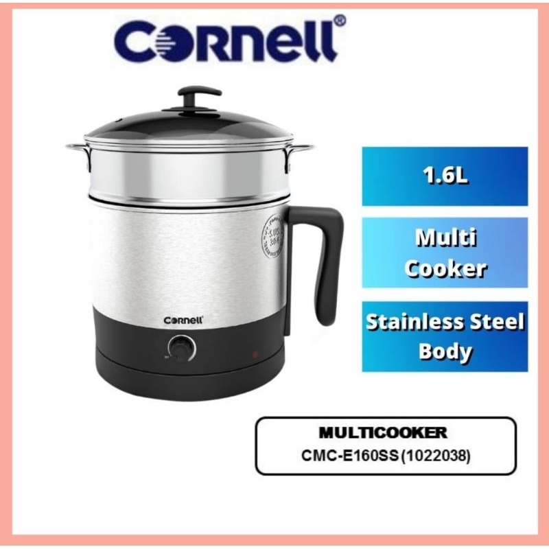 Cornell MultiCooker (1.6 Litre ) CMCE160SS Shopee Malaysia