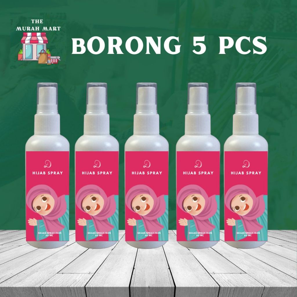 Starch Awning Spray / Spray Tudung / Spray Hijab >> 50ml >> Borong 5