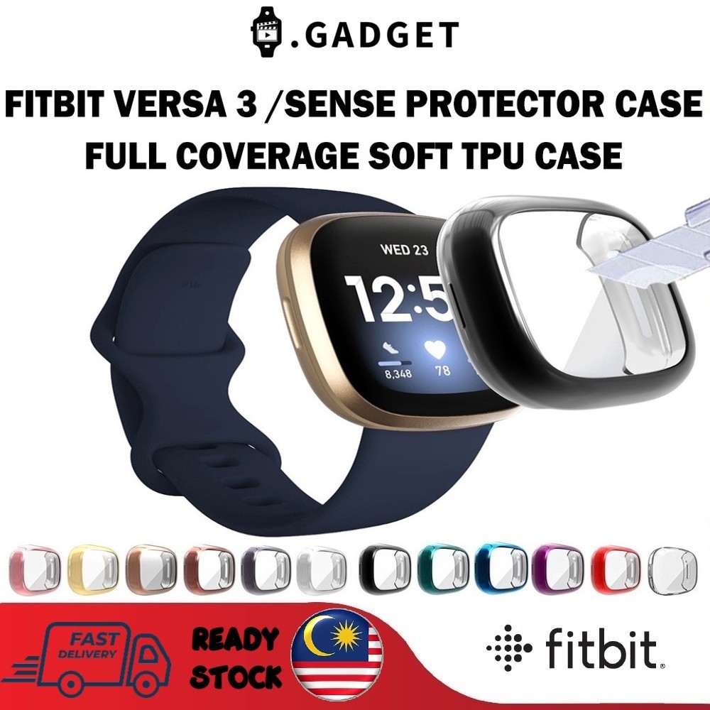 Fitbit Sense 2 Screen Protector TPU Soft Protective Case For Fitbit Versa 2 & Versa 3 | Ultra Slim, Shockproof, With Screen Protector Fitbit Versa Case - Foto 2