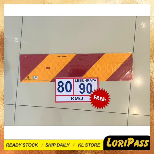 3m Diamond Grade Reflective Sticker With Sirim Red Yellow Lorry