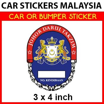 Car Sticker OR Bumper Sticker - Johor Padi | Shopee Malaysia