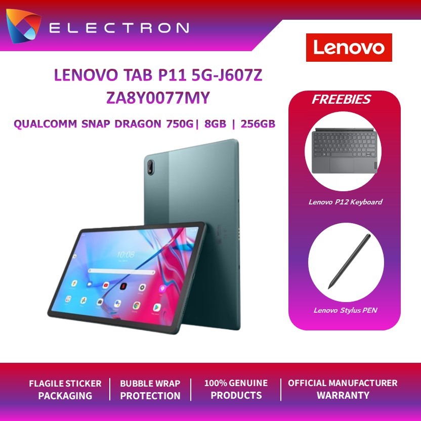 Lenovo Tab P11 5G TB-J607Z ZA8Y0077MY 11'' 2K Modernist Teal ...