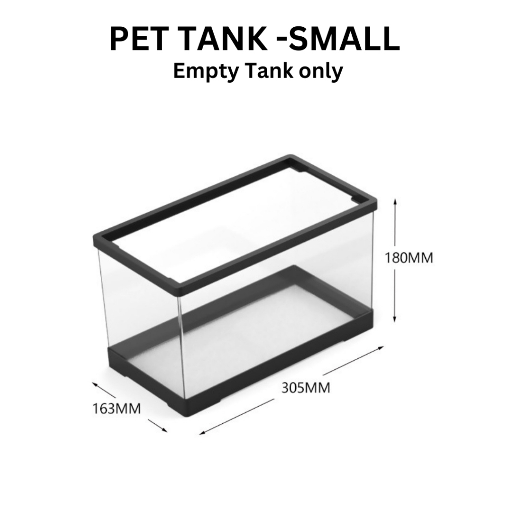 Nomoy Pet Turtle tank S/M/L aquarium fish tank high transparent light