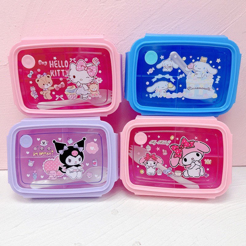 Sanrio Lunch Box Food Container m Kids School Children Cartoon Bento ...