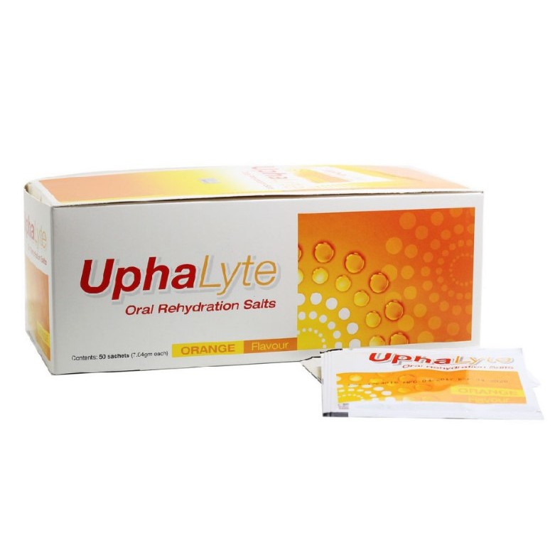 UphaLyte Oral Rehydration Salts Orange Flavour (50's/box) ORS for Vomiting & Diarrhoea Shopee