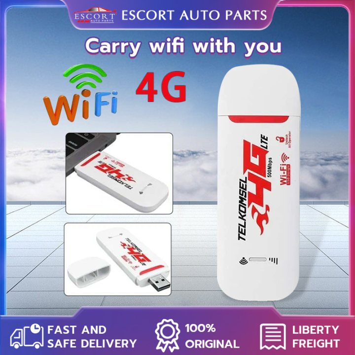 Modem Wifi Usb 4g All Operator Lte Modem Usb 500mbps Modem Mifi Cod Support 8 Devices Shopee