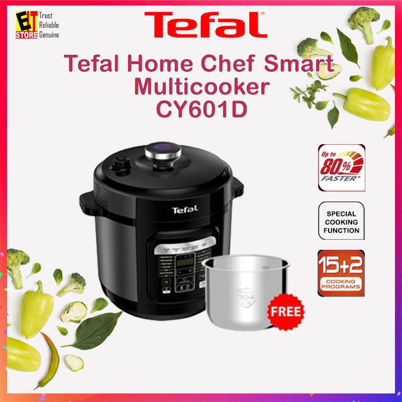 TEFAL MULTICOOKER PRESSURE COOKER HOME CHEF SMART 6L FAST COOK 1000W ...