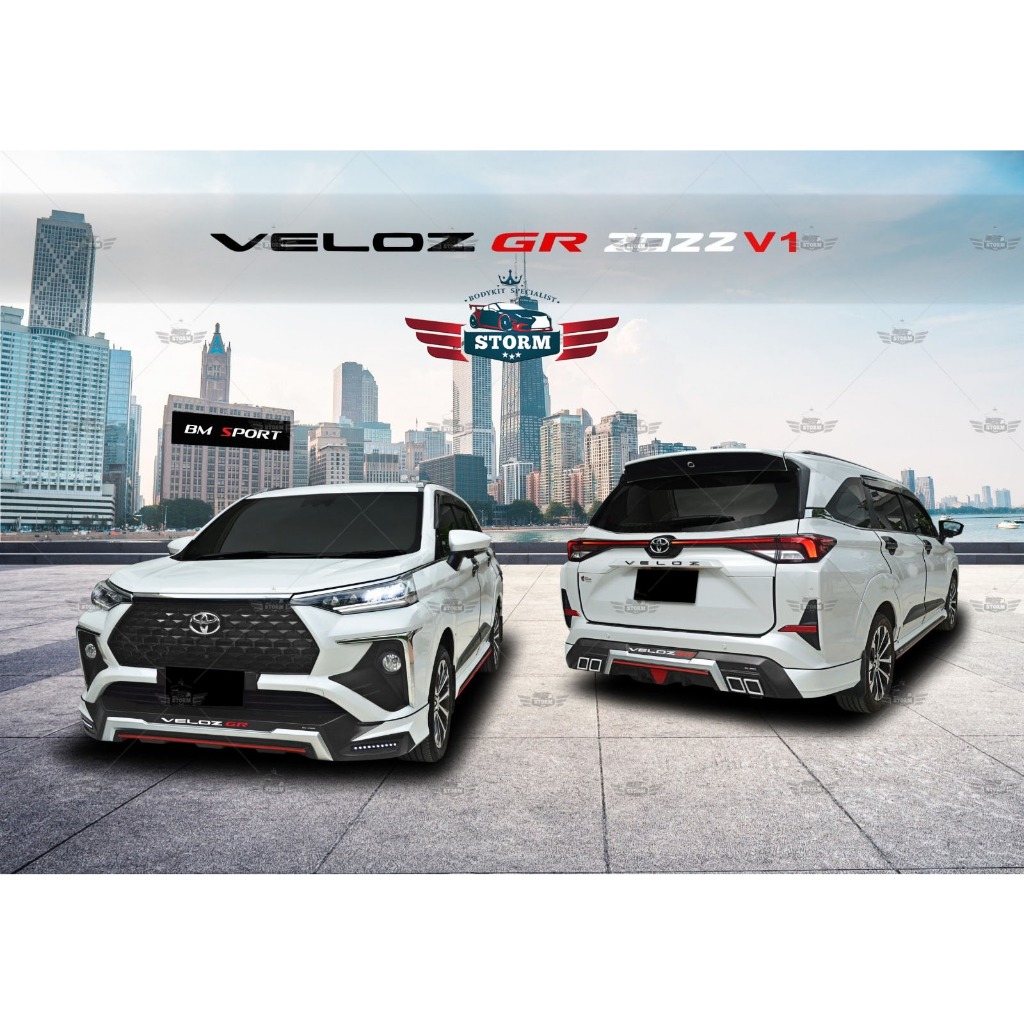 TOYOTA VELOZ ( GR V1 ) BODYKITS WITH 2K COLOR PAINT - ABS | Shopee Malaysia