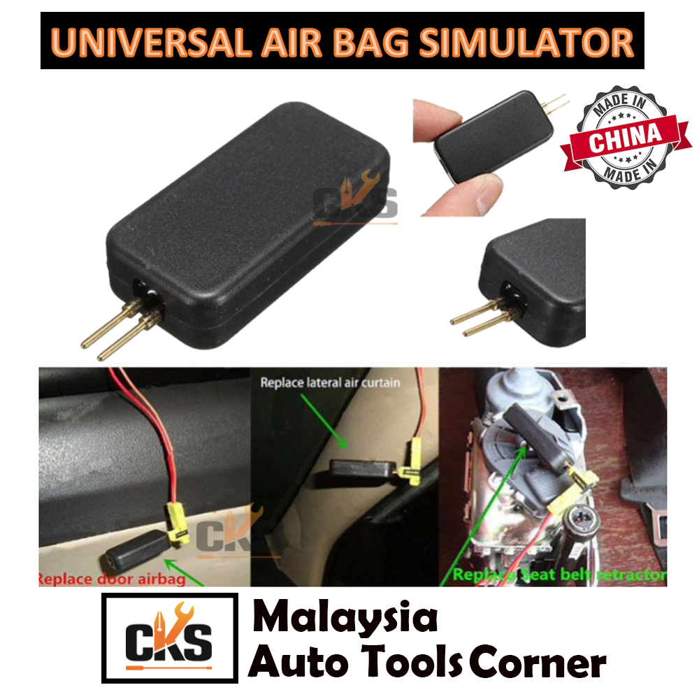 Universal Car SRS Air Bag Airbag Fault Light Simulator Emulator Sensor