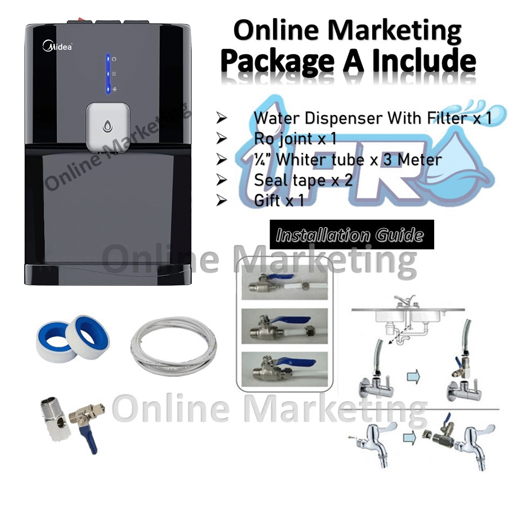 MIDEA NEW DESIGN Hot/Ambient/Cold Tabletop Water Dispenser 1662X11