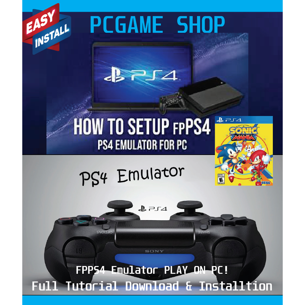 FPPS4 Full Tutorial Download & Installtion [PS4模拟器Full教程】PC Digital ...