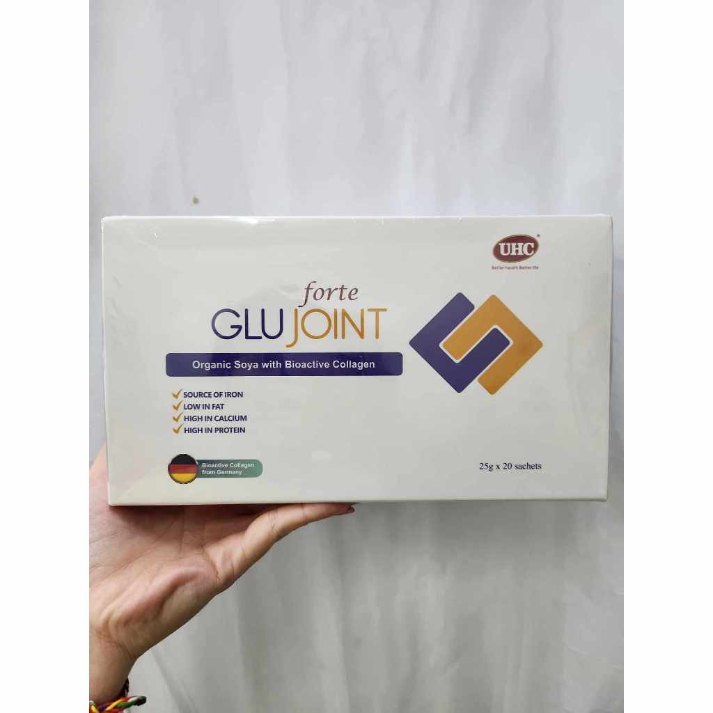 GLUJOINT FORTE ORGANIC SOYA WITH COLLAGEN SACHETS 25G X 20'S | Shopee ...