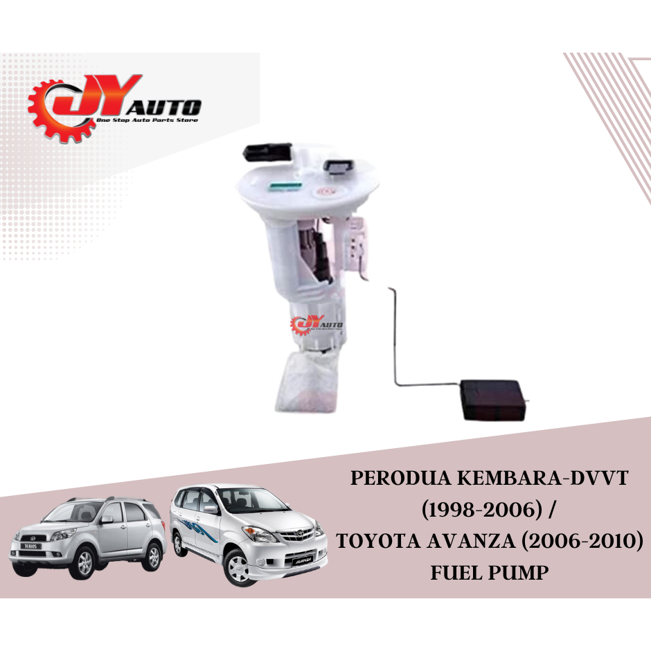 PERODUA KEMBARADVVT (19982006) / TOYOTA AVANZA (20062010) FUEL PUMP Shopee Malaysia