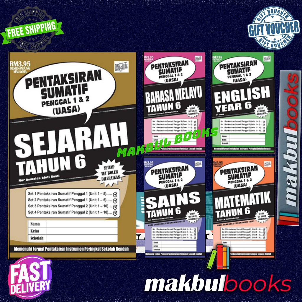 PIDIDIK: PENTAKSIRAN SUMATIF PENGGAL 1 & 2 (UASA) DLP SEKOLAH RENDAH ...