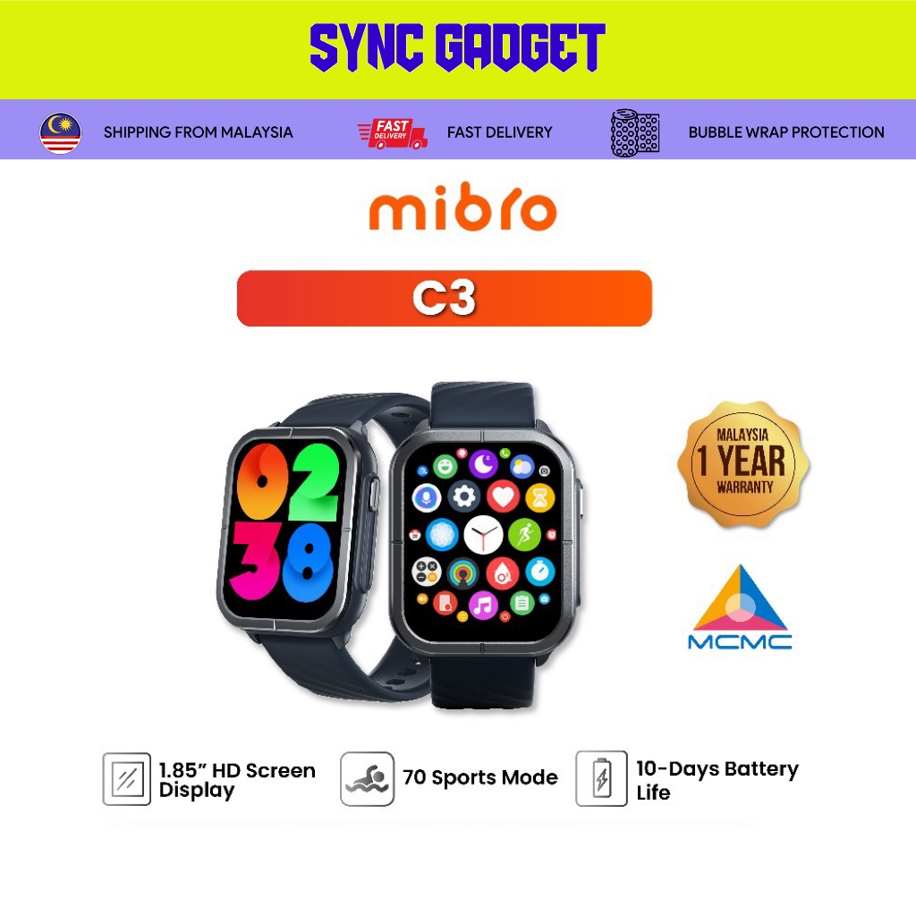 MIBRO C3 Smartwatch [1.85