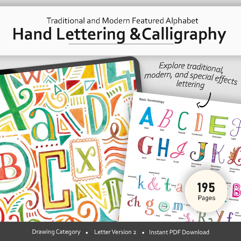 [ PDF ] Drawing - Complete Photo Guide to Hand Lettering and ...