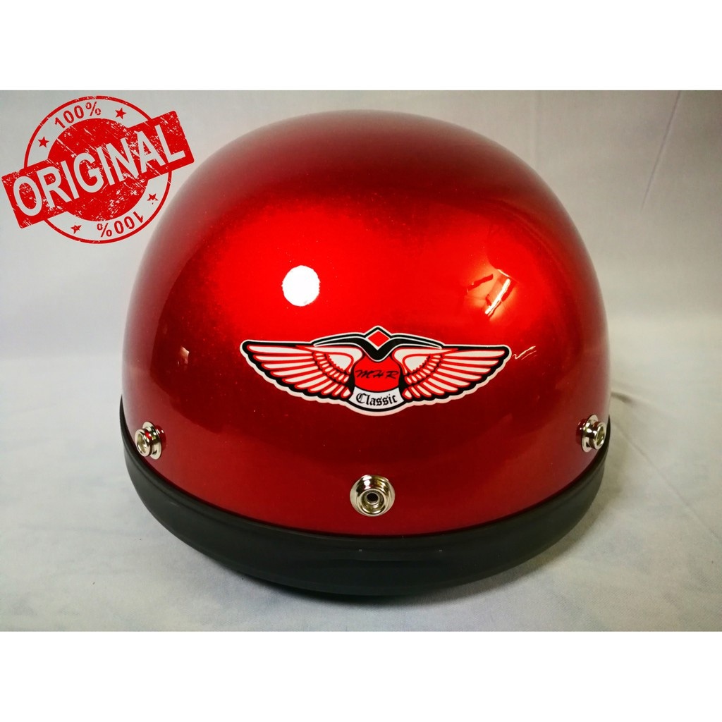 100 ORIGINAL MHR III STENG KURA KURA HALF CUT HELMET BOGO VISOR TINTED