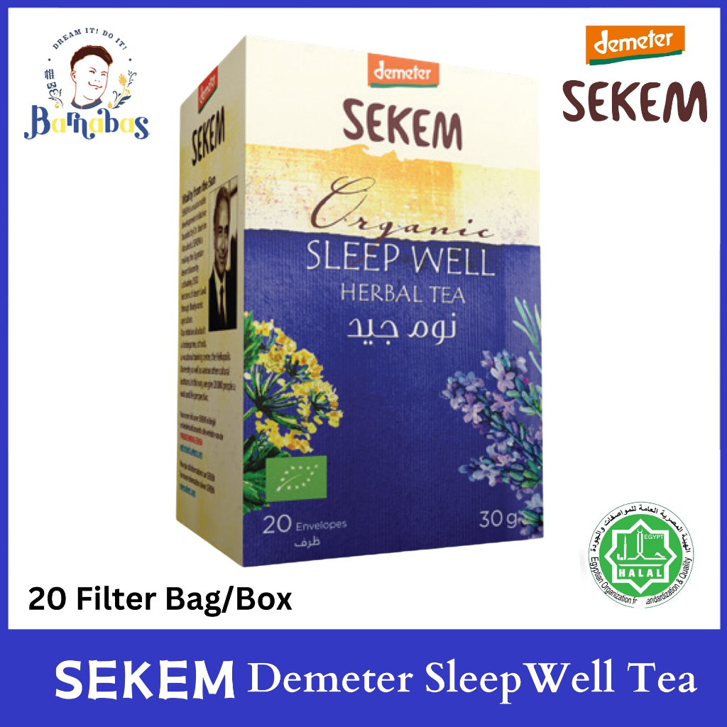 SEKEM DEMETER SLEEP WELL TEA / (20 FILTER BAGS/BOX) | Shopee Malaysia