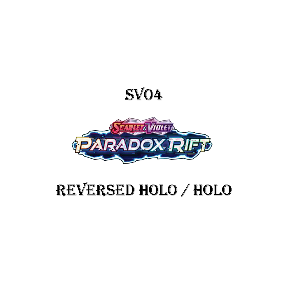 SV04 Reversed Holo (RH) / Holo (H) Shopee Malaysia