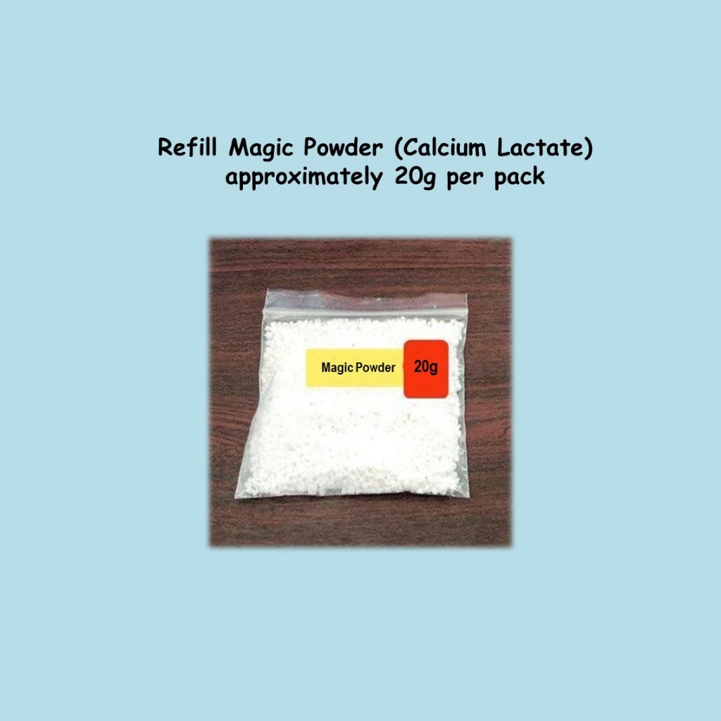 Refill pack of magic powder (20g per pack) for Magic Water Jelly ...