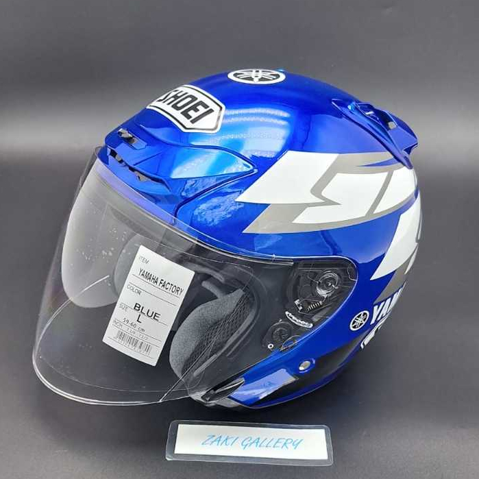 SHOEI J-FORCE 2/JF2 HELMET FACTORY RED/YELLOW/BLUE/SILVER TANDUK