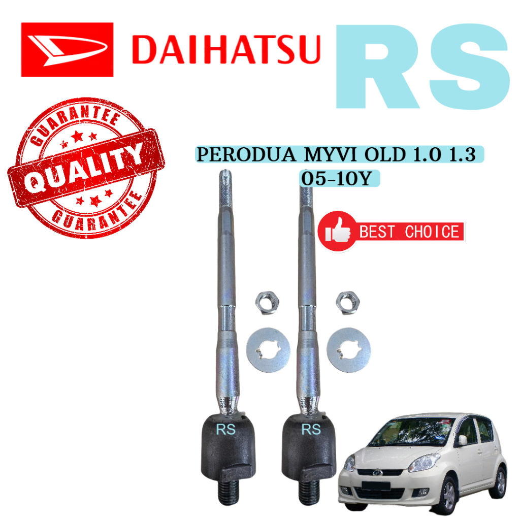 Perodua Myvi 1.0 1.3 Old Model [45503-BZ020] Rack End (1 Pair) | Shopee ...