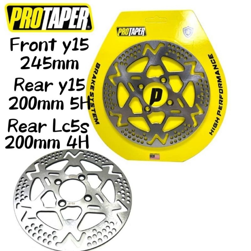 PDN-1 PROTAPER DISC PLATE STD Y15 Y16 DEPAN 245mm BELAKANG 200mm disc ...
