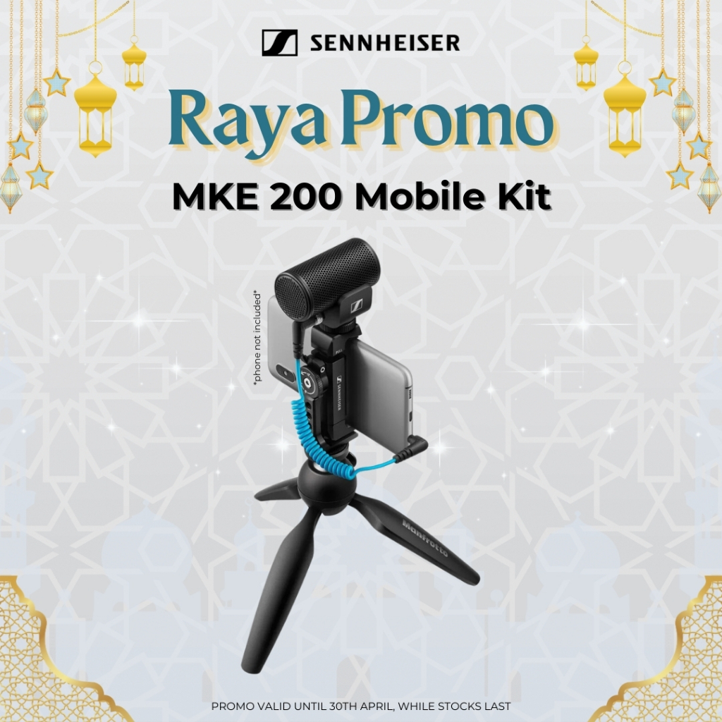 SENNHEISER MKE 200 Mobile Kit - Directional On-Camera Microphone