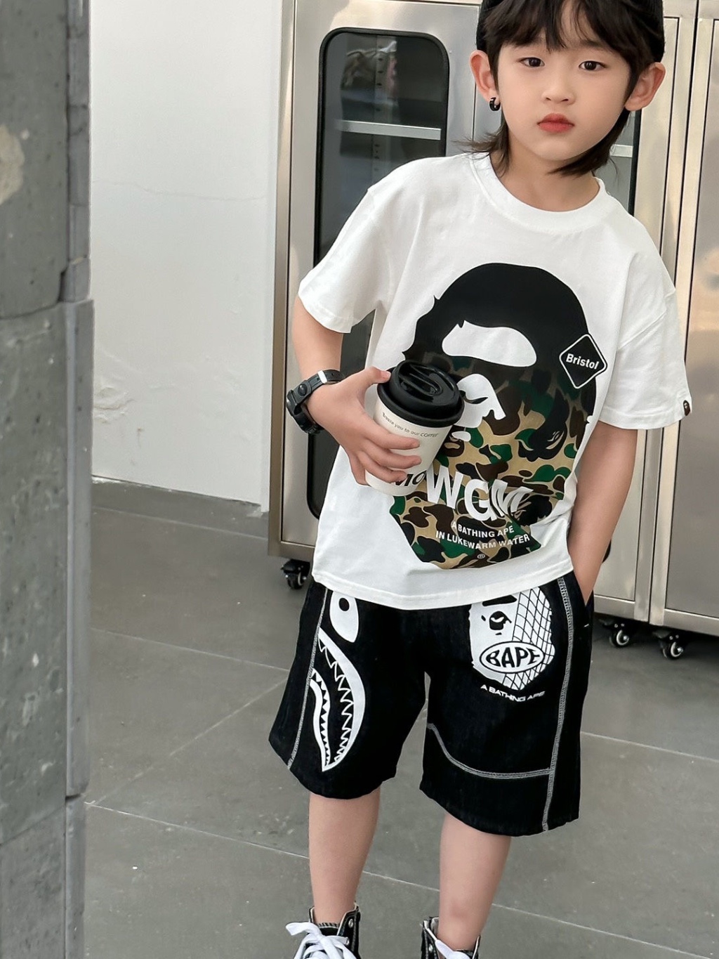 BAPE New Design Original Kids Tshirt 100 Cotton Boy And Girl Short Sleeve MultiColor 10 Shopee Malaysia