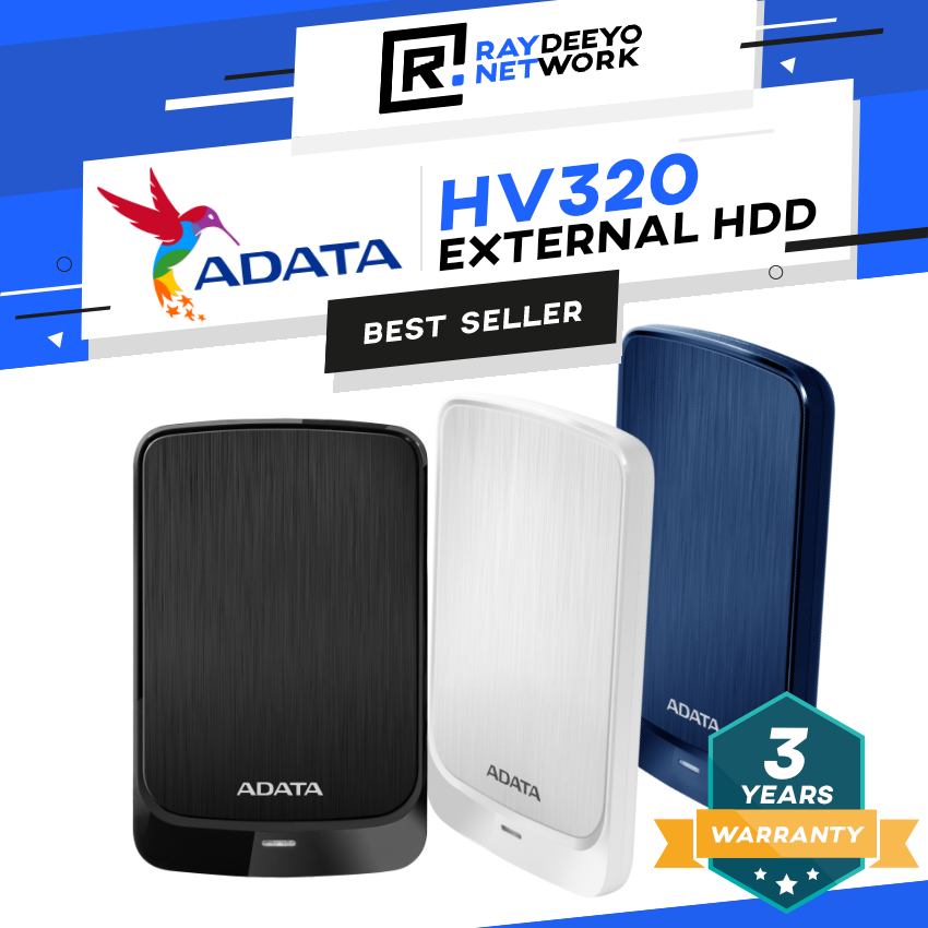 Adata HV320 Slim External Hard Drives Portable Drive External Harddisk ...