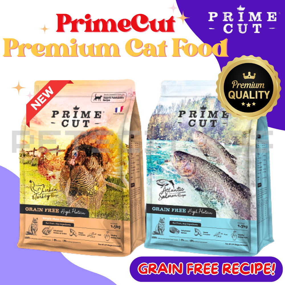 Prime Cut Cat Dry Food 1.5kg Super Premium Grain Free Cat Food