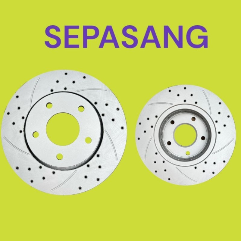 RACING FRONT REAR DISC ROTOR PROTON X50 | Shopee Malaysia