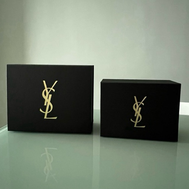 YSL ORIGINAL Black color gift box Premium | Shopee Malaysia
