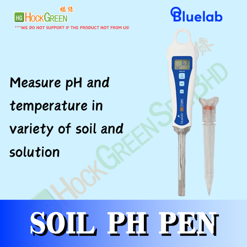 [ HG Expert ] BLUELAB SOIL PH PEN (MEASURES PH AND TEMPERATURE IN