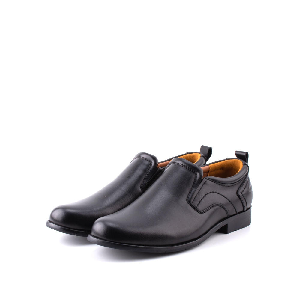 camel active Leather Basic Formal Shoes Men Black BOND II 802364-BE1LSV ...