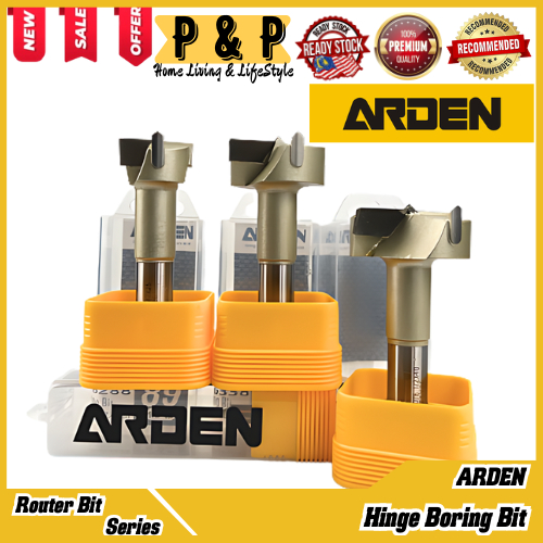 ARDEN Router Bit - Hinge Boring Box ( #89 / #90 / #91 ) | Shopee Malaysia