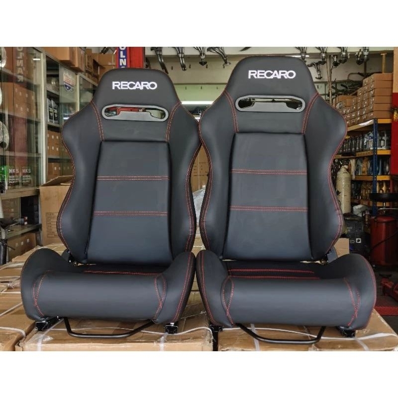 Recaro Sr3 / Honda Civic Fd2 Type-R Alcantara / Leather Black Blue Red ...