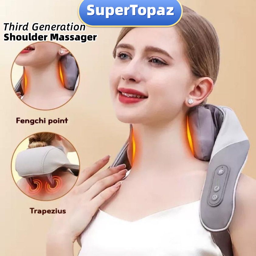 Shoulder And Neck Massager Third Generation Clamp Kneading Trapezius ...