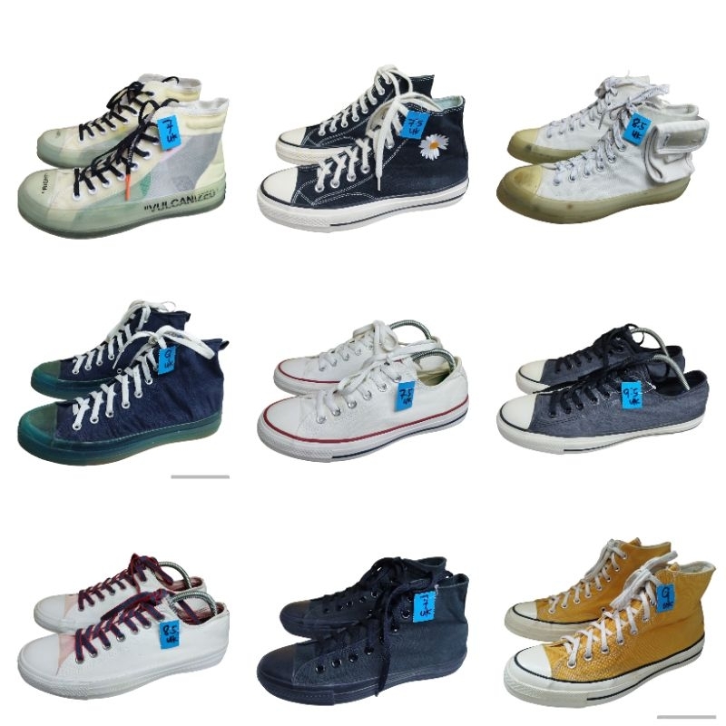 Shoes Kasut Bundle Converse Dewasa Adult Saiz 6uk-11uk (Black L@bel ...