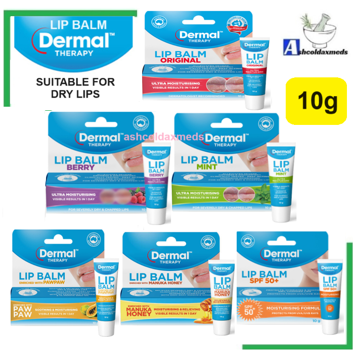 Dermal Therapy Lip Balm 10gm assorted range | Shopee Malaysia