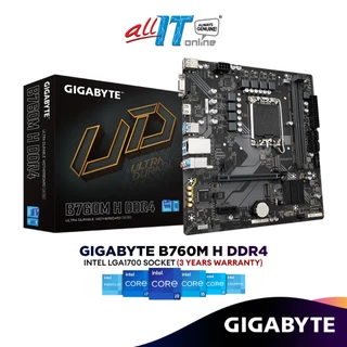Gigabyte B760M H DDR4 Micro ATX (mATX) Intel Motherboard | Intel LGA1700 Socket