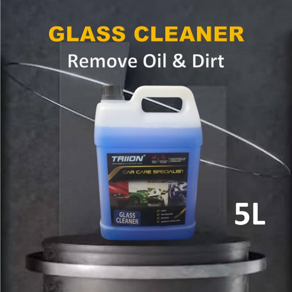 Glass Cleaner 5L Car Or Home High Concentrate Dilute 1:4 | Shopee Malaysia