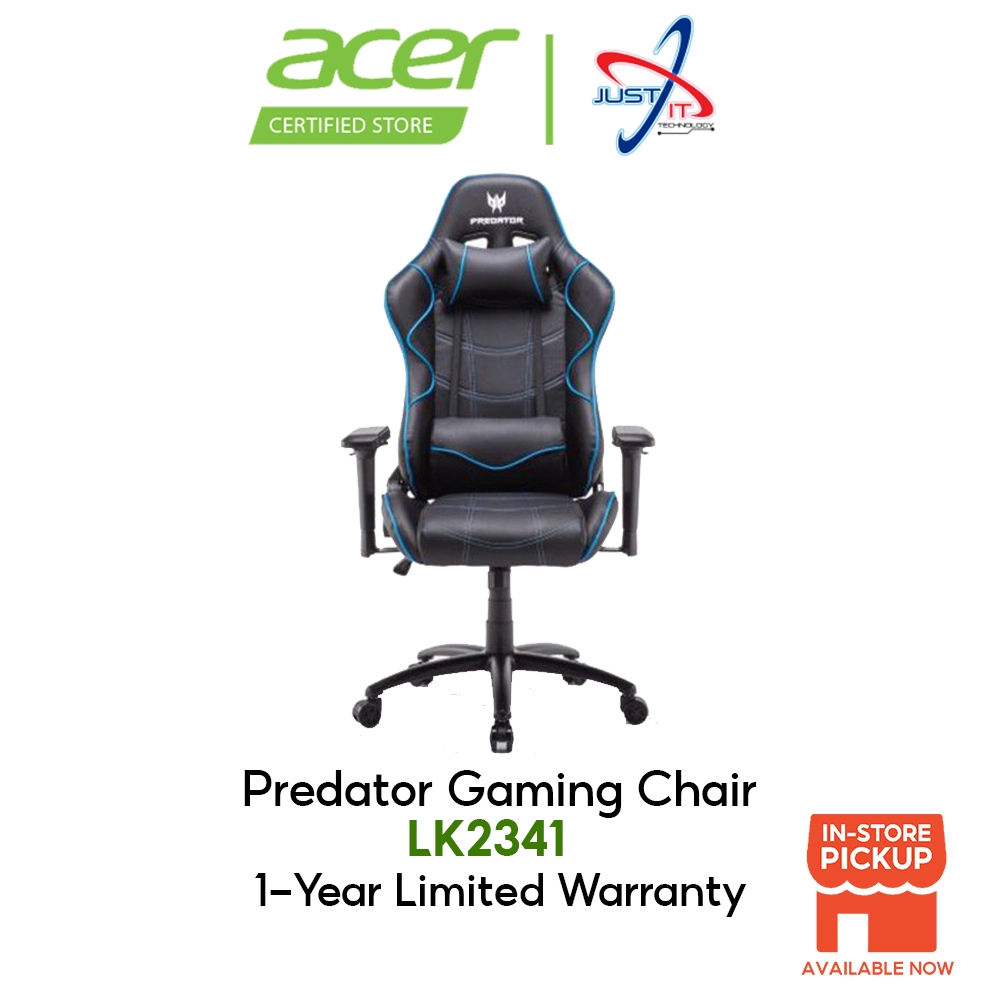 ACER PREDATOR LK2341 GAMING CHAIR BLUE ACCENT Shopee Malaysia