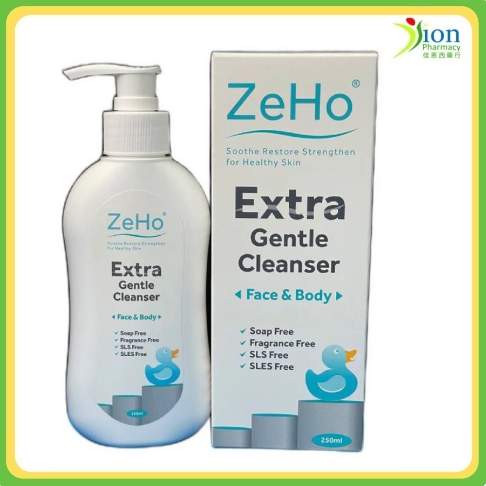 ZEHO EXTRA GENTLE CLEANSER (FACE & BODY) 250ML (EXPIRY DATE 08/2025) Shopee Malaysia