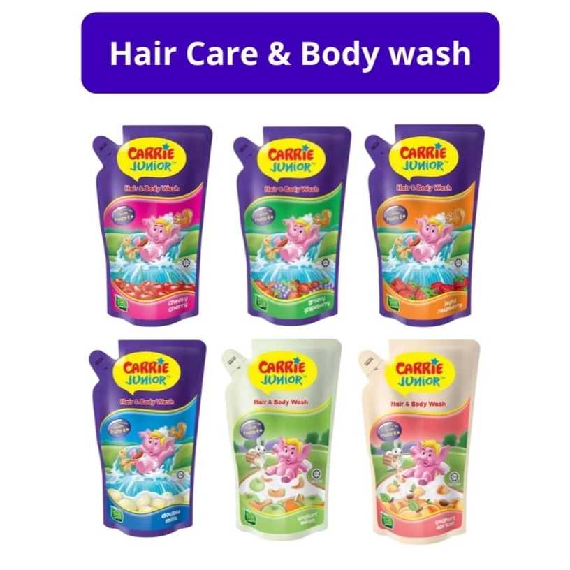 Carrie Junior Hair & Body Wash Refill 475g / 500g | Shopee Malaysia