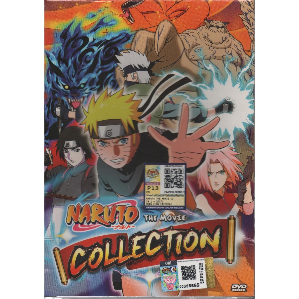 DVD Anime NARUTO The Movie Complete Collection ( Movie 1-11 ) | Shopee  Malaysia