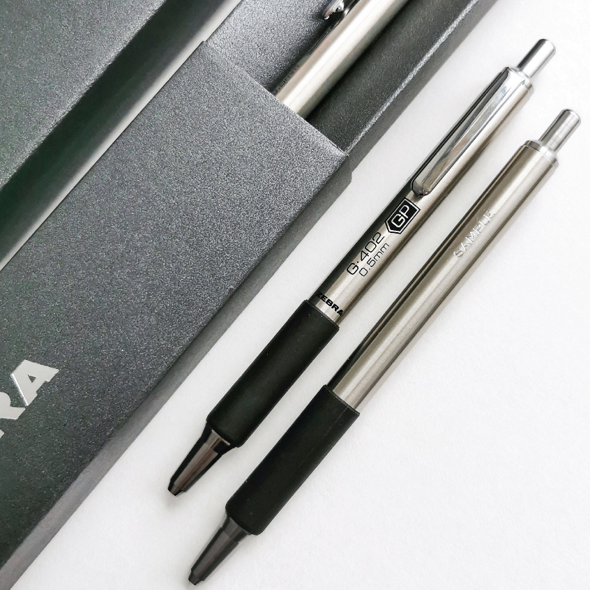 Zebra G402 Metal Gel Pen 0.5mm with FREE ENGRAVING Shopee Malaysia